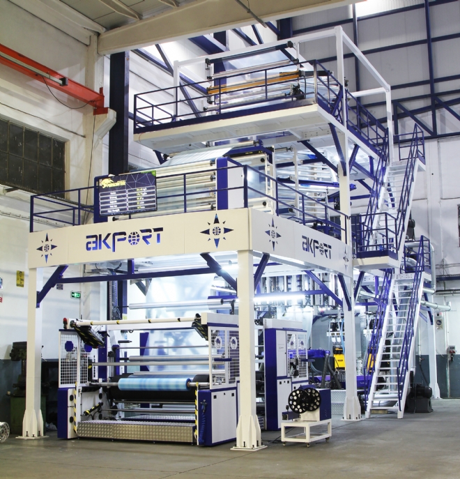 5 Layer W-1800 Coex Blown Film Machine