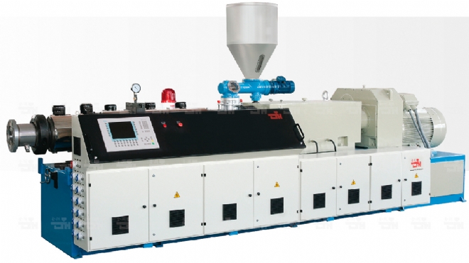 Conical Twin Screw Pipe Extruder