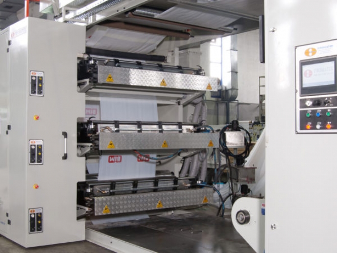 Dicle Servo Series 2 4 6 8 Color Stack Type Flexo Printing Machine