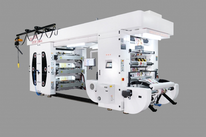 EYM-6 Color Stack Type Flexo Printing Machine