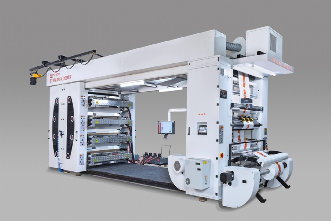 EYM-8 color stack type flexo printing machine