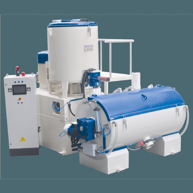 Horizontal PVC Mixer