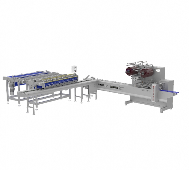 UM 2000 On Edge Automatic Feeding Biscuit Packaging Machine