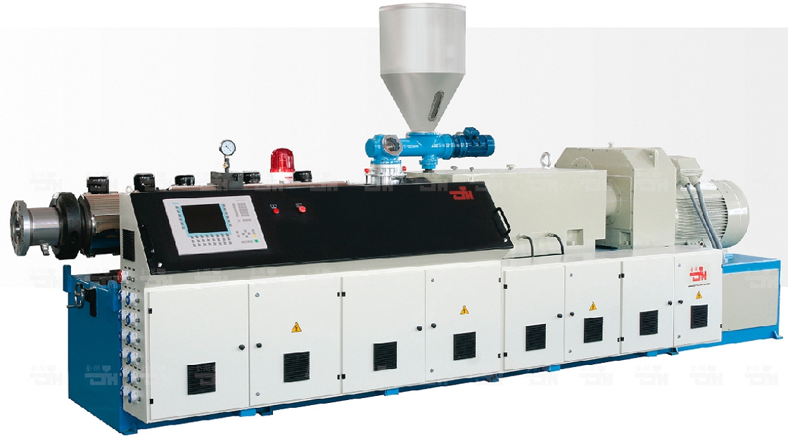 Conical Twin Screw Pipe Extruder
