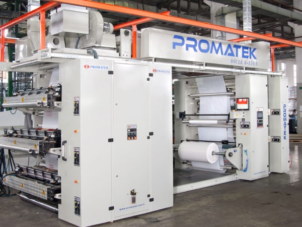Dicle Servo Series 2 4 6 8 Color Stack Type Flexo Printing Machine