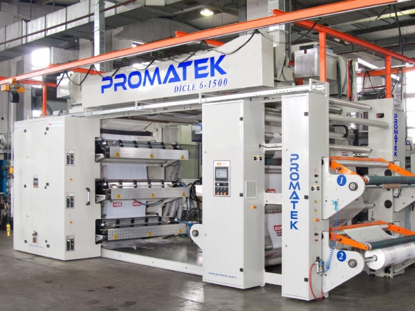 Dicle Servo Series 2 4 6 8 Color Stack Type Flexo Printing Machine