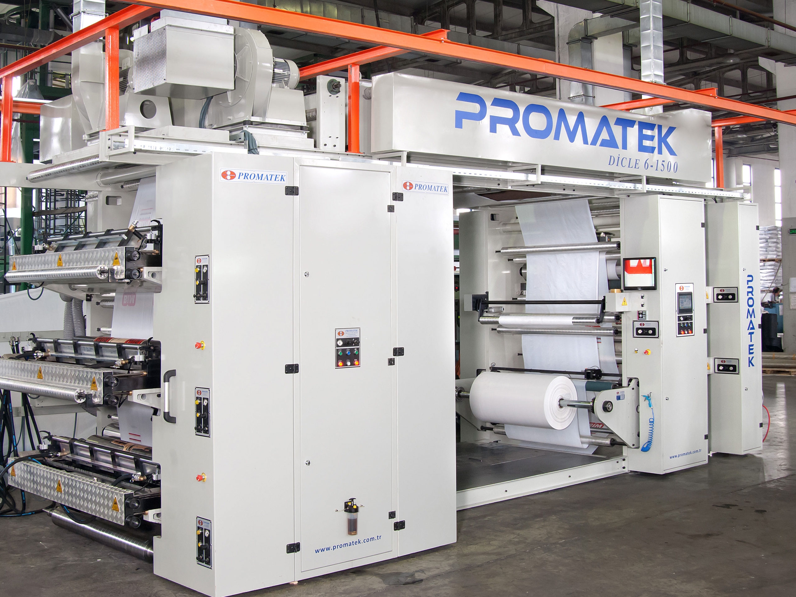 Dicle Servo Series 2 4 6 8 Color Stack Type Flexo Printing Machine