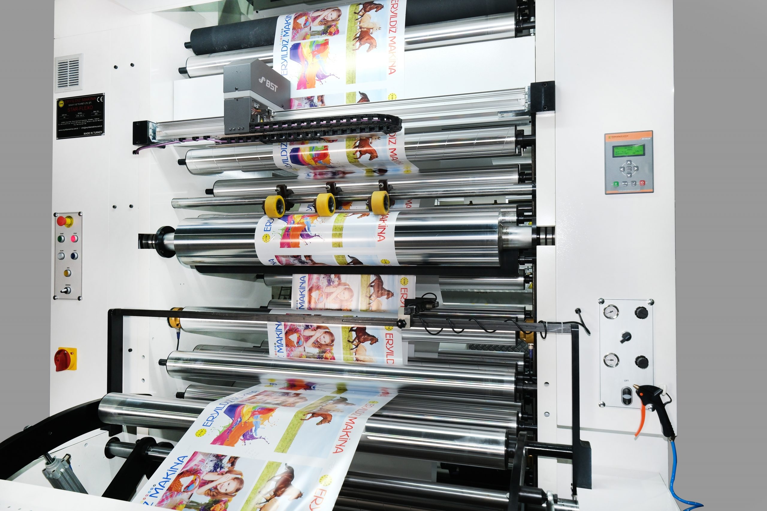 EYM-6 Color Stack Type Flexo Printing Machine
