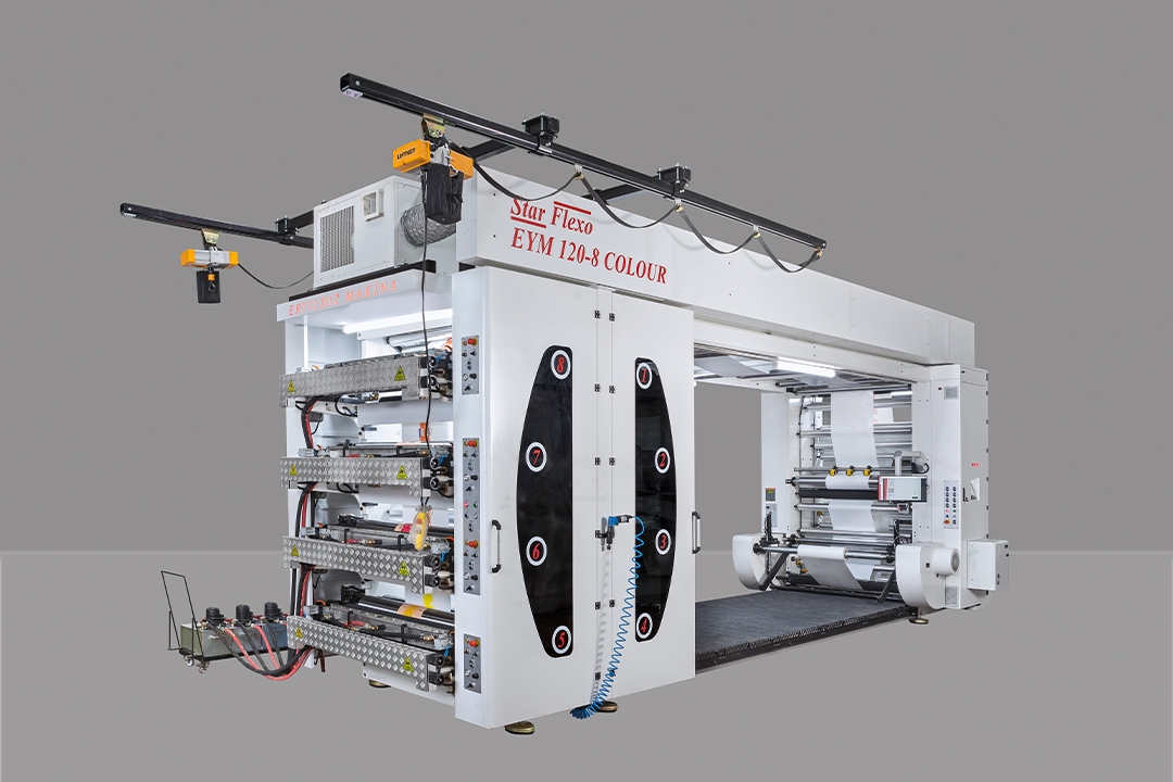 EYM-8 color stack type flexo printing machine