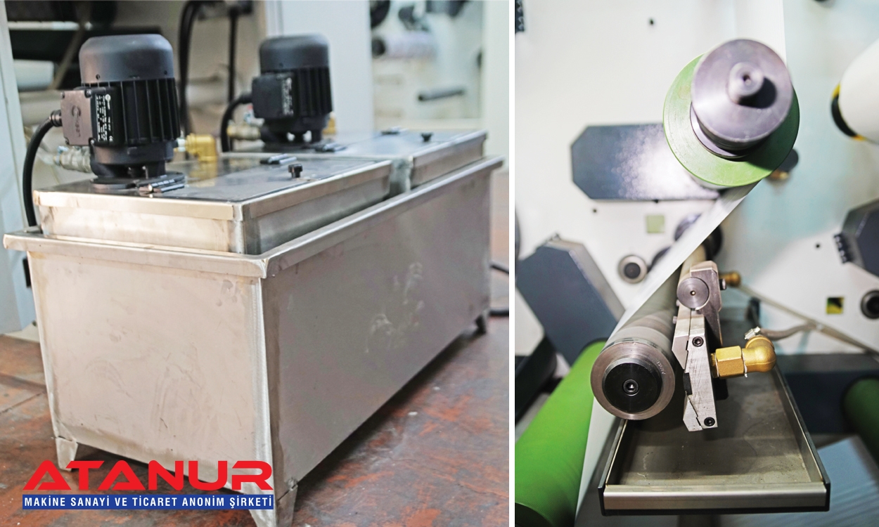 PACKING TAPE FLEXO PRINTING MACHINE