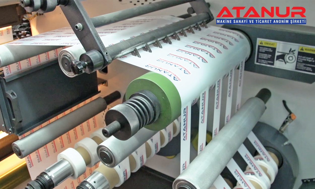 PACKING TAPE FLEXO PRINTING MACHINE