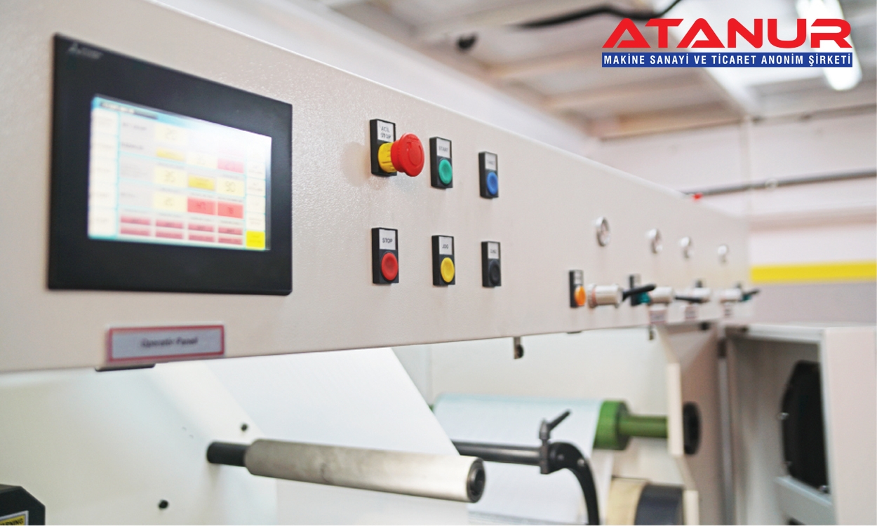 PACKING TAPE FLEXO PRINTING MACHINE
