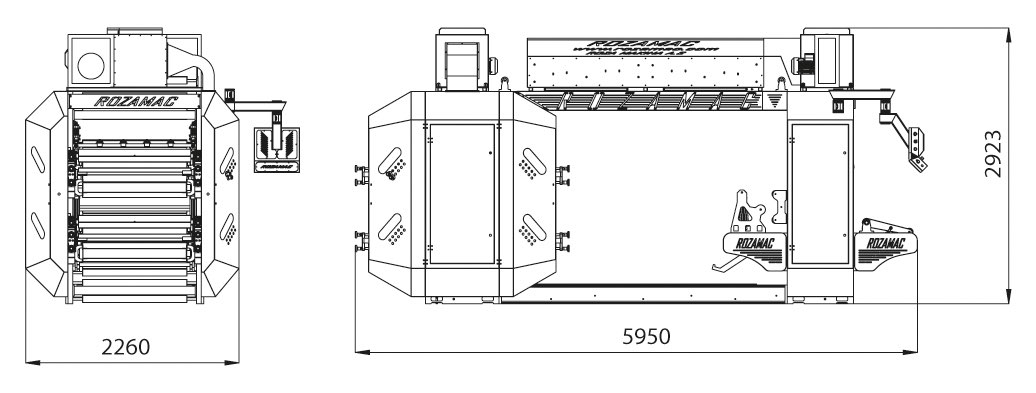 RZMC – 4100 – 4 Color Flexo Printing Machine